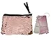 Winmany Sequin Makeup Bag Reversible Cosmetic Bag, Fashion Women Handbag Bling Glitter Evening Party Bag,Sparkling Shiny Clutch Handbag Wedding Bag Purse Wallet Pouch