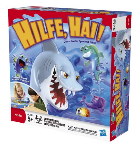 Hasbro Spiele 33893100 - Hilfe, Hai! Kinderspiel – Bild 4