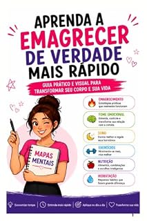 Livro Biblioteca Visual do Emagrecimento: Mapas mentais dinâmicos