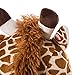 Qaba Kids Plush Rocking Horse-Style Giraffe Theme Chair