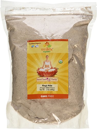 Organic Ragi Atta (Finger Millet Flour),2 lbs(908 g)