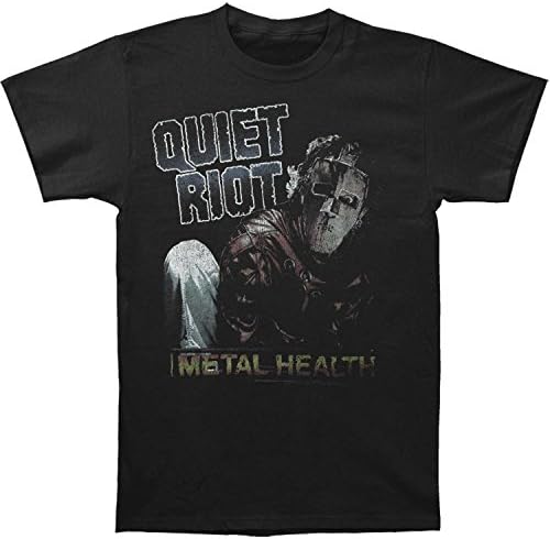 Quiet Riot Men's Metal Health Slim Fit T-shirt Small Black