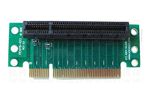 PCI Express x8 Left slot 90 degree Riser Right-angle adapter card 1U 2U