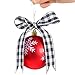 Gingham Woven Edge Ribbon, 1/4