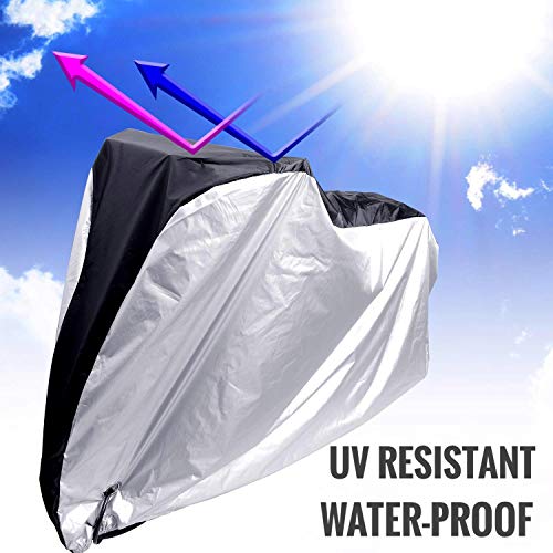 image for Adoric Bike Cover Waterproof Outdoor Bicycle Cover,190T Nylon Portable
