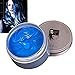Temporary Hair Wax Hair Color Wax Instant Hairstyle Mud Cream 4.23OZ Natural Hair Coloring Wax Material Disposable Hair Styling for Cosplay, Party, Masquerade, Halloween.etc(Blue)