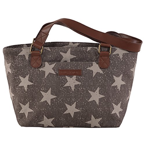 Bella Taylor Vintage Star Grey Mini tote