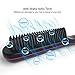Beard Straightener for Men, Pterxiog Electric Ceramic & Ionic Beard Straightening Comb, Fast Heat Straightening Hair Brush for Women, Anti-scald 3 Adjustable Temperature, Portable for Home and Travel