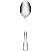 Oneida Chapman Pierced Silverware Serving Spoon, 1-Piece, Flatware | mirror finish, dishwasher safe | heavy duty, cutlery set for kitchen and dining, serving utensil set
