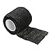 ESUPPORT 2 Inches X 5 Yards Self Adherent Cohesive Wrap Bandages Strong Elastic First Aid Tape for Wrist Ankle Black Pack of 10