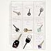 StoreSMART® Key Holder - Clear Vinyl Binder Pages - 10-Pack - Top Load with Flaps- RMSTWPF-KEY-10