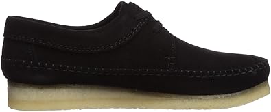 clarks weaver black leather