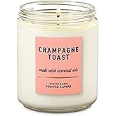 White Barn Bath & Body Works Single Wick Scented Candle Champagne Toast (Champagne Toast) Packaging Varies