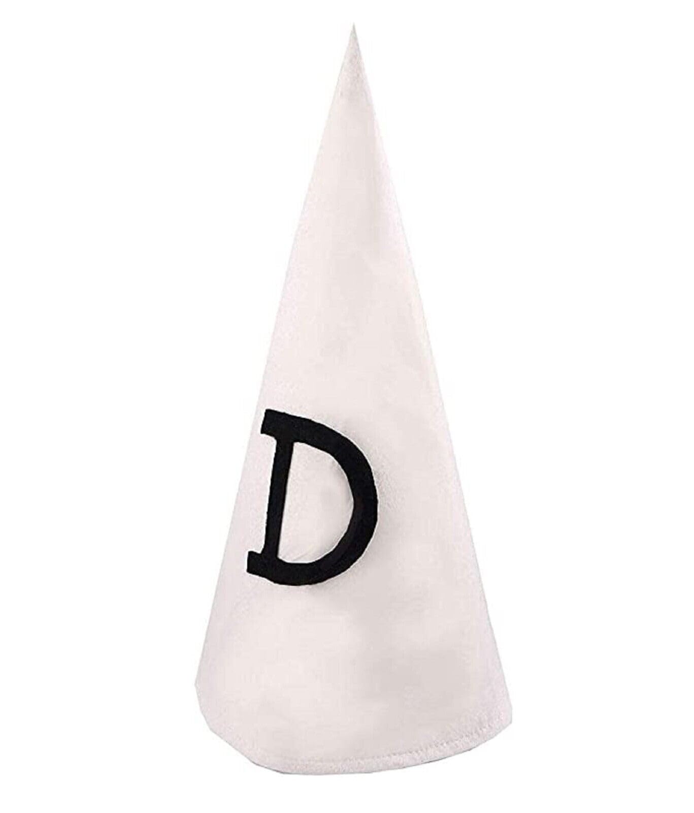 NuJake White Fancy Dress Dunce Hat For Naughty Victorian School 50s 60s 70s Stag & Hen Party