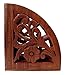 Chirstmas Sale -Dungri India Wooden Multi Remote Control Holder/Stand/Organizer/Rack for Space Saving 4 Slot TV Remote Control Storage Organizer Caddy