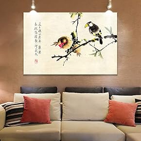 of Birds On Branch Oriental Art