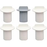 6PCS 3-1/2 Inch Hot Tub Filter Standpipe Caps for Watkins Hot Spring Spas | Replaces 31389 &amp; 36513, Standpipe Caps for Filter Cartridges, Includes 1 Gray &amp; 5 White