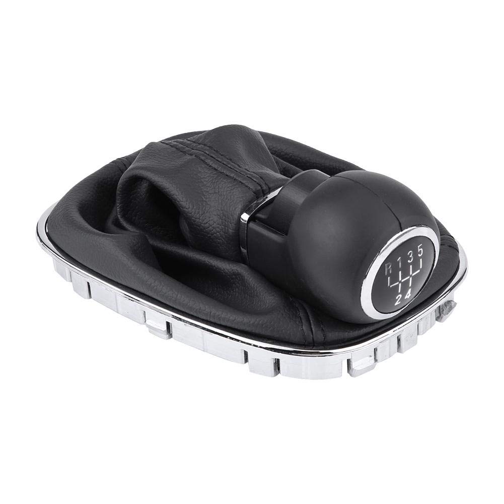 Qiilu Car Gear Shift Knob, Lever Stick Gaitor Boot Cover for Corsa D 009140093 19276456