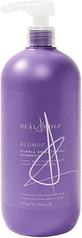 Neal & Wolf Blonde Purple Shampoo & Conditioner 950ml Duo Brightening Toning view 5