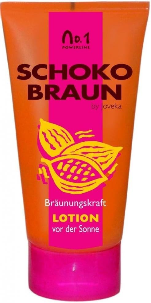 Joveka Chocolate Brown Lotion with Real Cocoa, Tan Intensive, 150 ml, Pack of 1