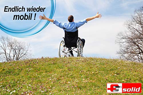 FTsolid Mobile Rollstuhlrampe aus Aluminium klappbar 60cm, 90cm, 120cm oder 150cm Länge x 70cm Breite, für Rollstuhl… – Bild 7