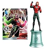 DC Superhero Guy Gardner White Bishop Chess Piece with Collector Magazine