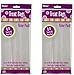2 Packs of Darice 28-003V 4-Inch-by- 9-Inch Clear Treat Bag 60-Piece