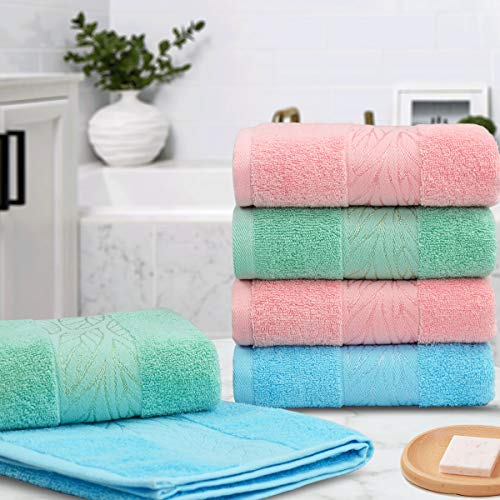 Cleanbear Soft Hand Towels 100 Cotton Bath Hand Towel Set