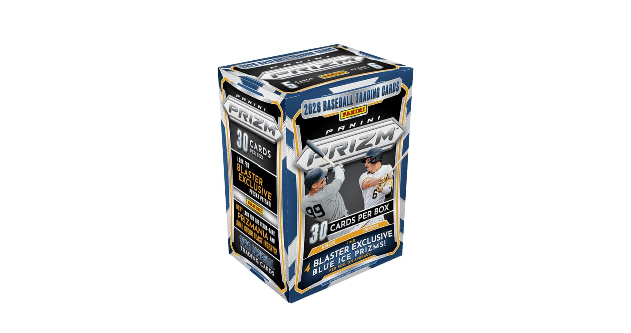 2026 Panini Prizm Baseball Blaster Box – 6 Packs, 5 Cards Per Pack, 30 Cards Total