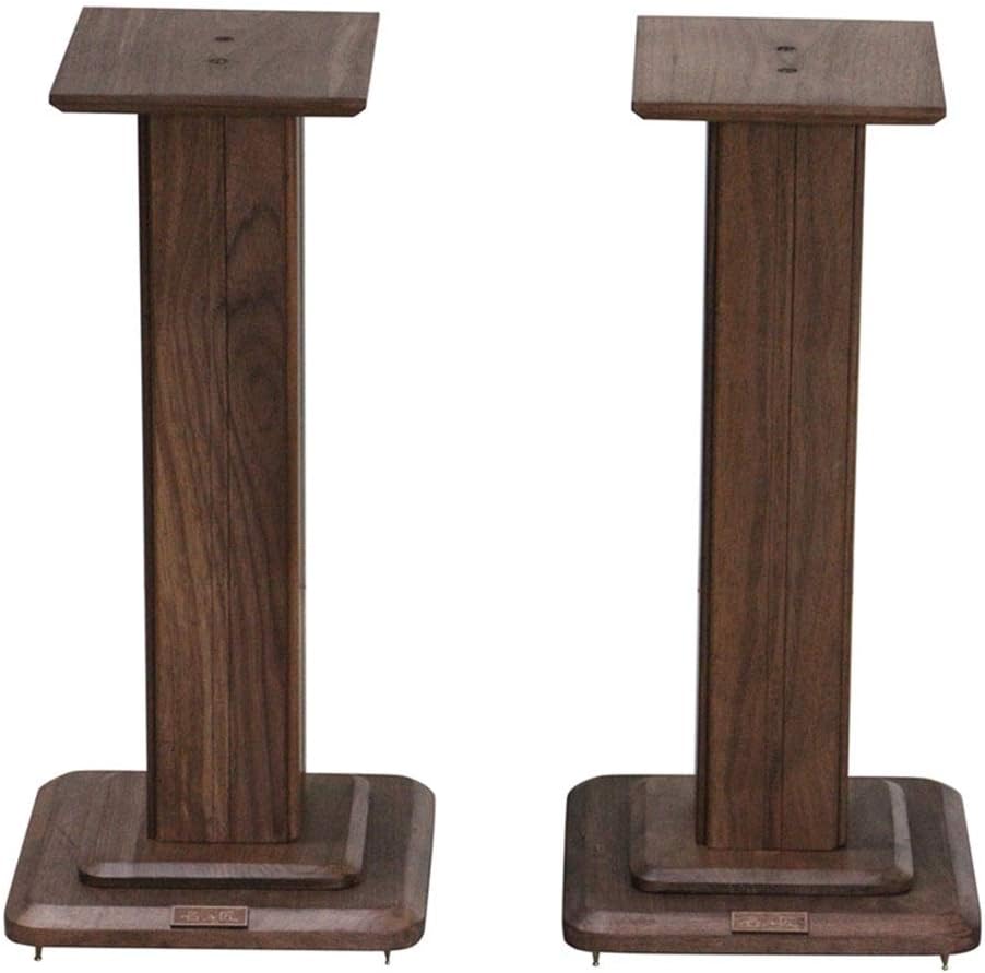 Speaker Mounts A Pair Of Speaker Brackets Solid Wood Speaker Stand Home Bookshelf Audio Rack Floor-standing Cinema Audio Support (Color : Brown, Size : 70cm (27.6 inch))