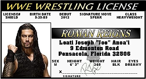 Roman Reigns - WWE - Collector Card