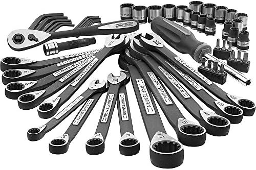 New Craftsman 56 Piece pc Universal Mechanics Tool Set Socket Wrench Garage Auto