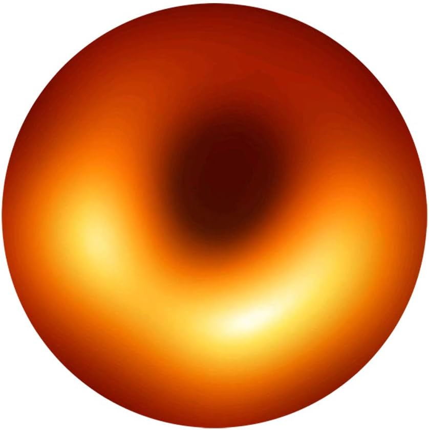 Maxwelly Black Hole Glow in The Dark Wall or Ceiling Stickers Glowing Wall Decal Solar System Galaxy Decor for Kids Room, 12"