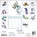Floral Xray Wall Calendar (2017)
