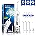 SMARTWOOD Water Flosser Cordless, Professional Electric Water Flosser Portable, Rechargeable Waterproof Oral Irrigator with 4 Jet Tips& 3 Pulse Modes for Home and Travel, for Braces & Gums Care