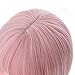 aiyaya Short Bob Wig Bangs - Bob Synthetic Wig For Women Cosplay Costume, Natural Hair Lolita Wig with Wig Cap (Pink)