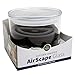 Planetary Design Airscape Glass Coffee and Food Storage Canister (1/2 lb Dry Beans) - Patented Airtight Lid Preserves Food Freshness - Two Way Valve Releases CO2-32oz Glass Storage Container