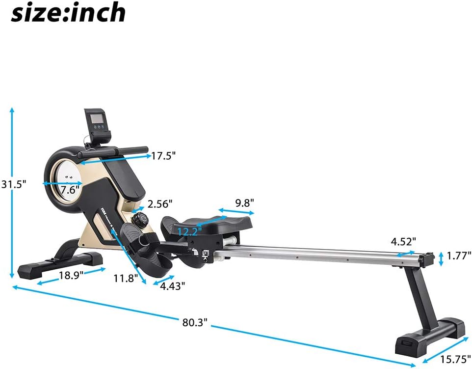 compact indoor rowing machine