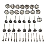 MOHOO Wire Brushes set 45PC Steel Wheel Brushes Dremel Accessories for Rotary Tools（Update Package)