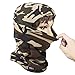 Fleece lined Balaclava, Winter Windproof Ski face Mask ,thermal Motorcycle Neck Warmer and Tactical Balaclava Hood by REDESS (Camo Brown)