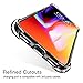 DoRiper iPhone X Case Luxury Colorful Back Cover,With Soft TPU Bumper Frame Shock Absorption Upgraded Full Body Strong Protection