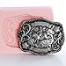 Cowboy Belt Buckle Silicone Mold Make Your Own Western Chocolate, Fondant, Candy, Soap, Resin, Clay, Wax, Flexible and Easy to Use