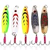 Sougayilang-Colorful-Hard-Spoon-Spinner-Fishing-Lures-Metal-Treble-Hooks-Baits-Pack-of-5pcs