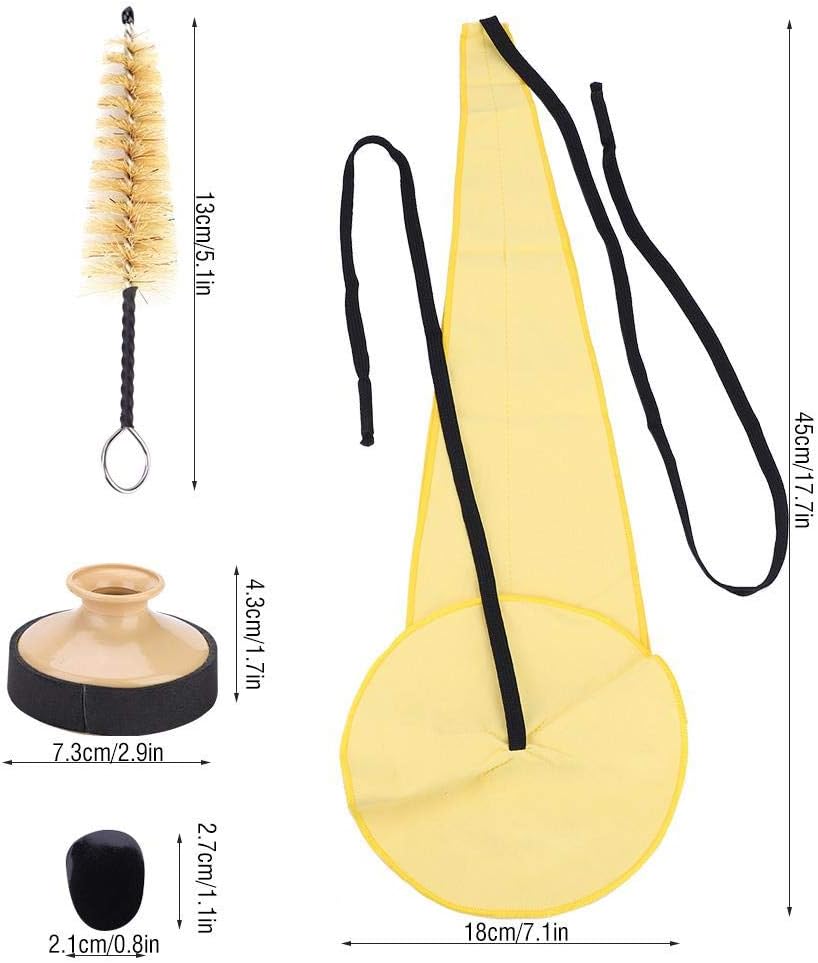 Vbest life 4 In 1 Alto Saxophone Cleaning Kits, Mute Pads Brush Cleaning Cloth for Alto Saxophone sets Sax Accessories - Image 5