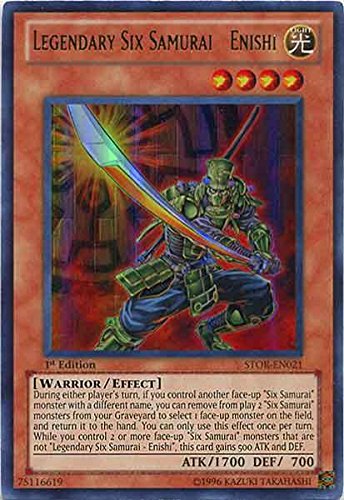 Yu-Gi-Oh! - Legendary Six Samurai - Enishi (STOR-EN021) - Storm of Ragnarok - Unlimited Edition - Ultra Rare