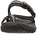 Skechers womens Reggae - Rasta Flip-slop Sandals Flip Flop, Black Suede/ Beige Trim, 10 US