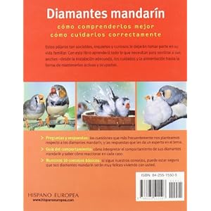 Dimantes Mandarin / Zebra Finch (Manuales mascotas en casa / Pets at Home Manuals) (Spanish Edition)
