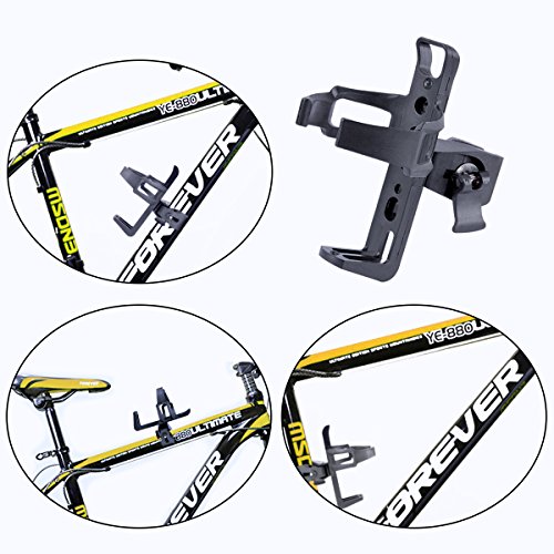 AutoEC Universal ATV UTV Rail Drink Water Bottle Cup Holder, Beverage Holder for Bike, Wide Range Size of Bar Boat Cup Holder Bottle Cages Motorcycle
