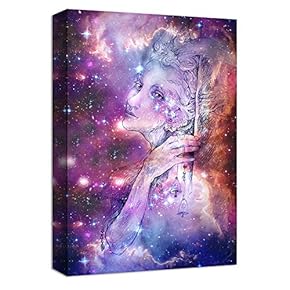 Canvas Wall Art Creative Illustrations Canvas Prints Home Artwork Decoration for Living Room,Bedroom - 12x18 inches
