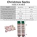 Jingle Bell Socks, Gmark Christmas Santa Socks,Unisex Cute Pattern Colorful Cotton Socks, Fancy Design Patterned Gift Socks